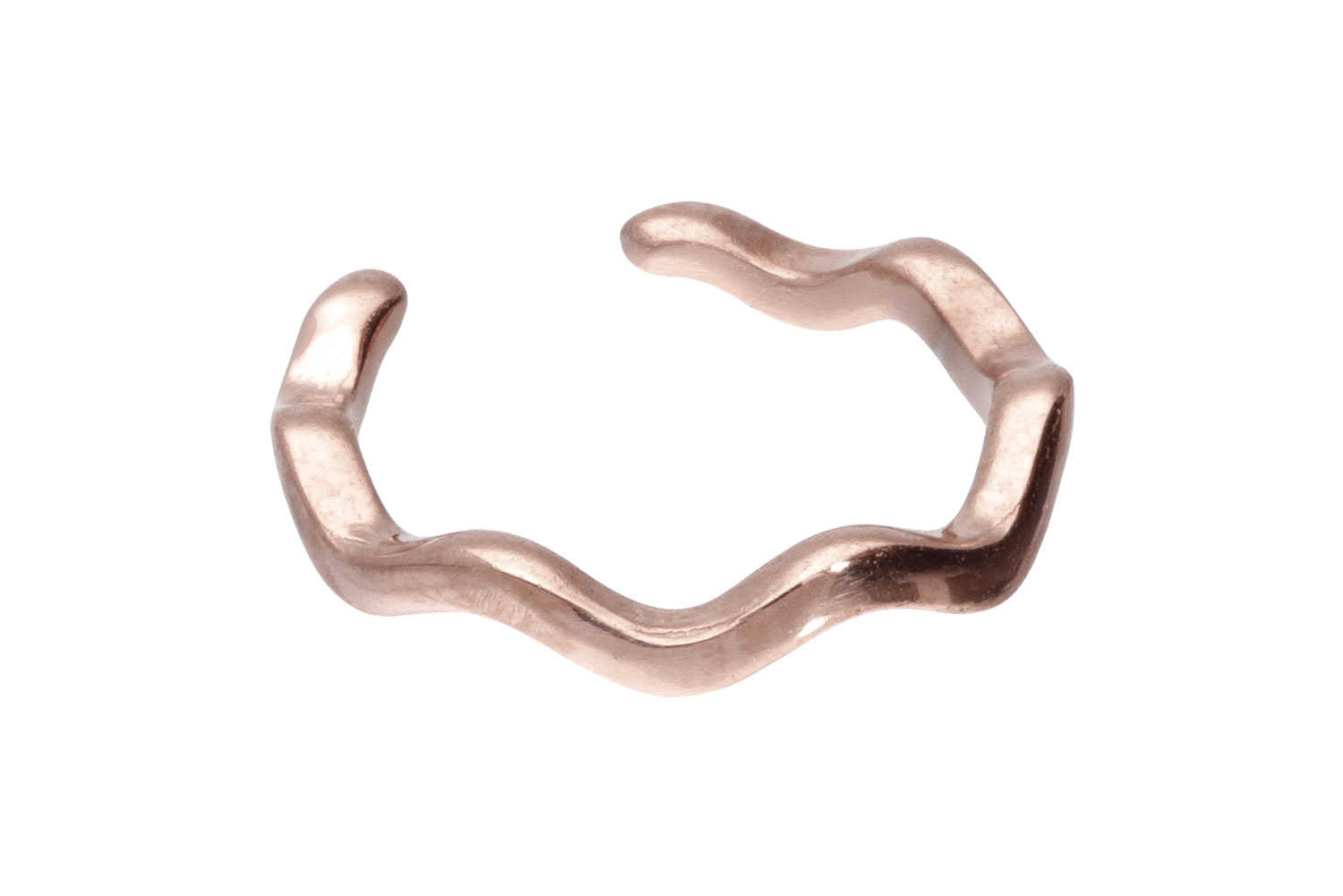 Chirurgenstahl Fake Ohrring WELLE von Piercingline